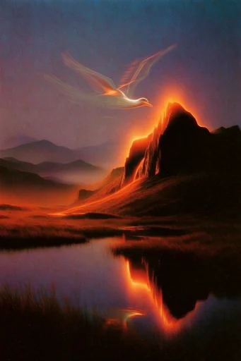 Ethereal Nocturnal Motion style reference image — long exposure
