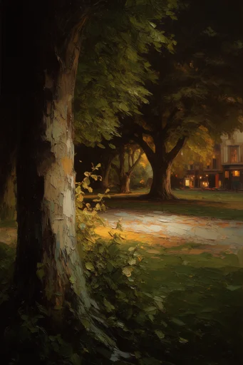 Romantic Academic Impasto style reference image — melancholic atmosphere