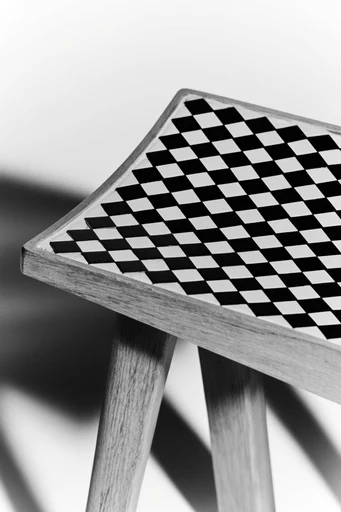 Clinical Monochrome Avant-Garde style reference image — stark minimalist white background