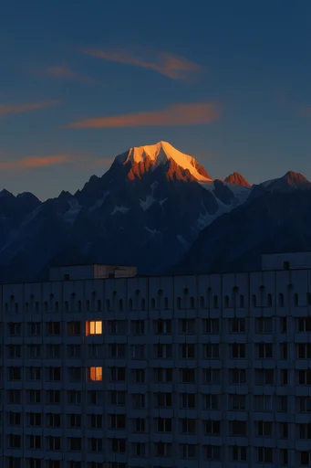 Monolithic Nocturnal Brutalism style reference image — brutalist architecture