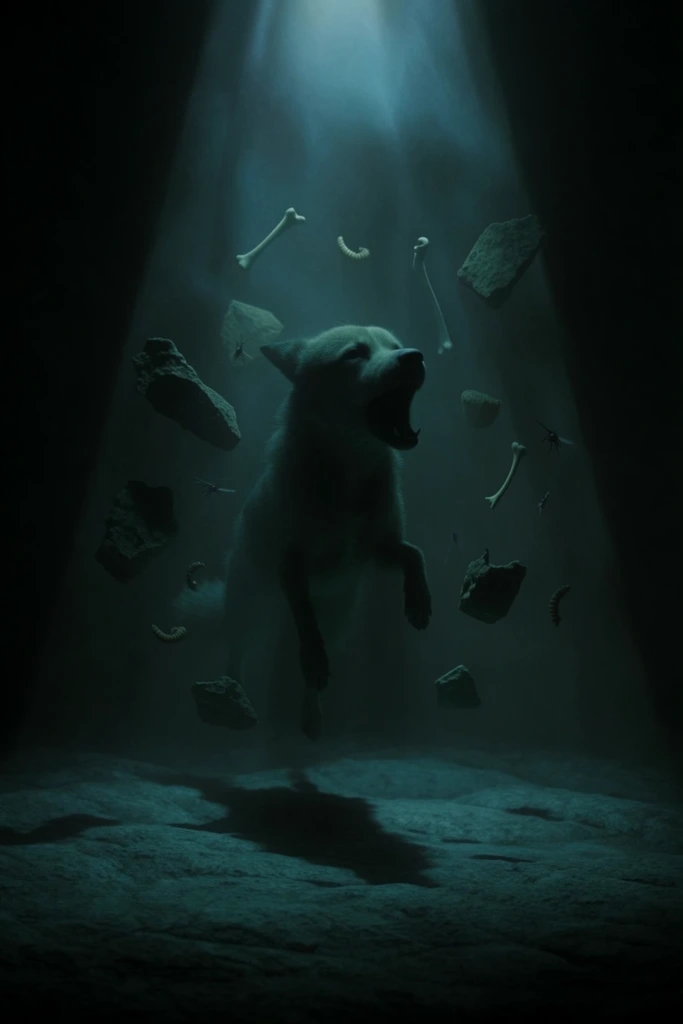 Cinematic Cyan Abyssal style AI image example 3