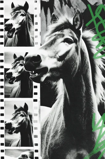 Disruptive Analog Grunge style AI image example 3
