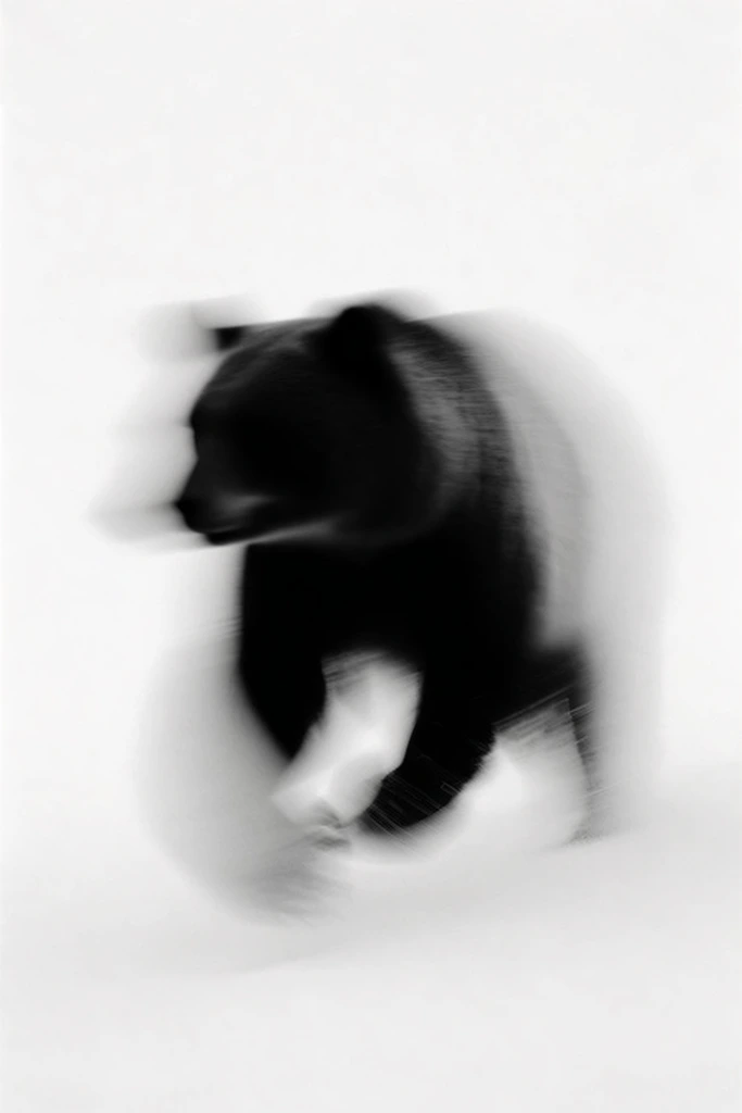 Ethereal Monochrome Motion style AI image example 3