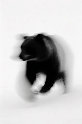 Ethereal Monochrome Motion style reference image — ethereal motion blur