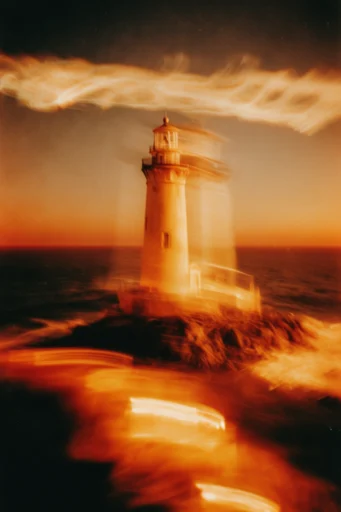 Fiery Kinetic Motion style reference image — high contrast silhouette