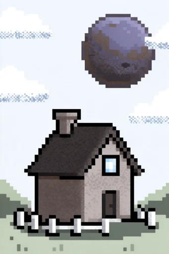 Luminous Digital Retrocore style AI image example 4