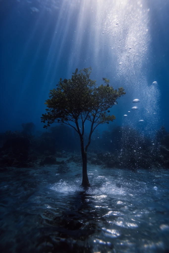 Luminous Abyssal Dreamscape style AI image example 2
