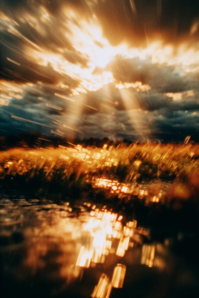 Kinetic Amber Dreamscape style AI image example 2