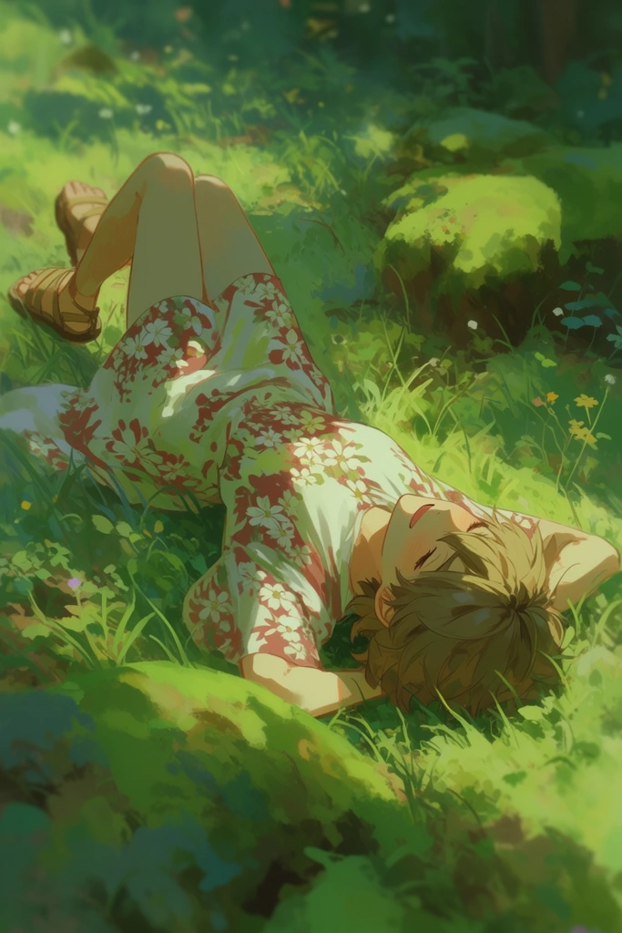 Luminous Impressionist Pastoral style AI image example 1