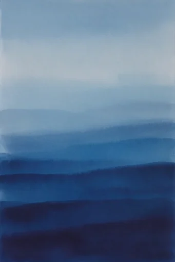 Ethereal Cobalt Minimalism style reference image — minimalist blue palette