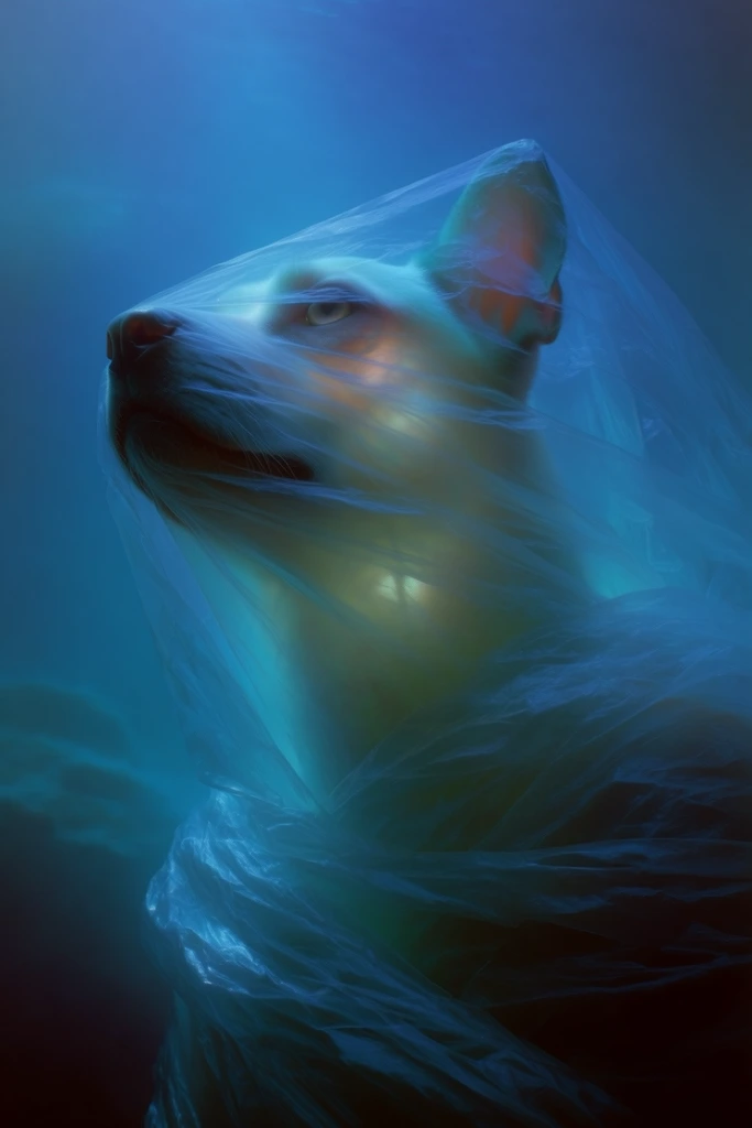 Nocturnal Ethereal Surrealism style AI image example 3