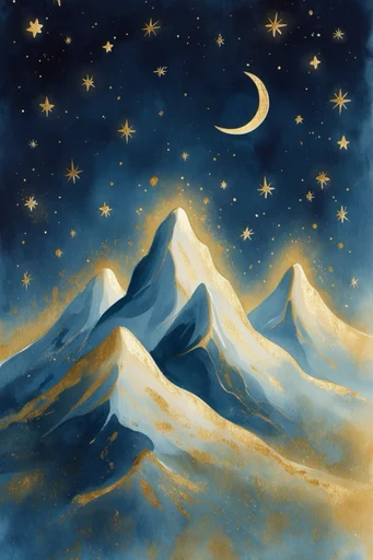 Ethereal Celestial Storybook style reference image — dreamy atmospheric lighting
