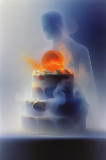 Ethereal Thermal Luminescence style reference image — dreamlike atmosphere
