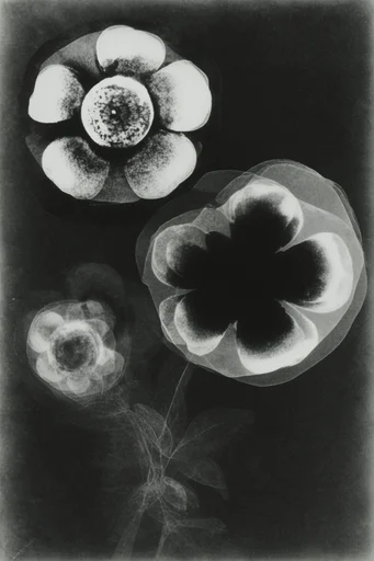 Experimental Darkroom Surrealism style reference image — avant-garde darkroom experimentalism