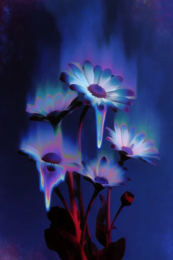 Luminous Chromatic Dissolution style reference image — dreamlike motion smear