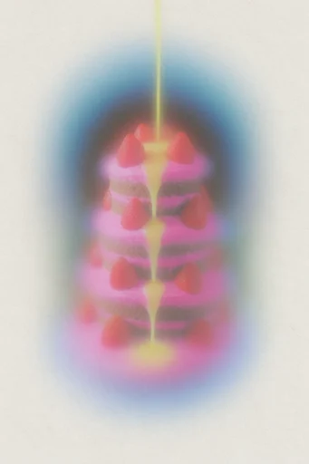 Ethereal Chromatic Minimalism style reference image — abstract geometry