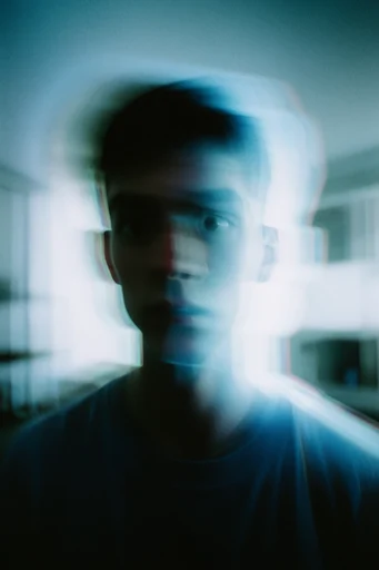 Spectral Chromatic Etherealism style reference image — analog film grain