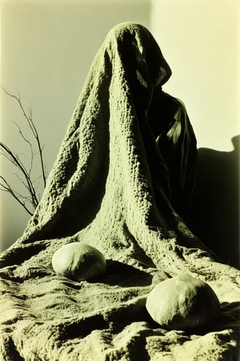 Viscous Viridian Gothic style reference image — high-contrast green and black