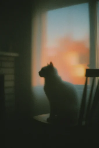 Amber Nocturne Pictorialism style reference image — moody chiaroscuro