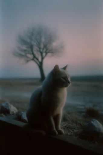 Ethereal Analog Haze style reference image — muted pastel palette