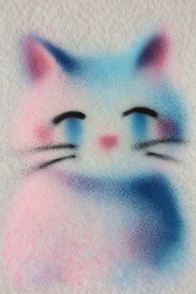 Ethereal Grain Gradient style AI image example 3