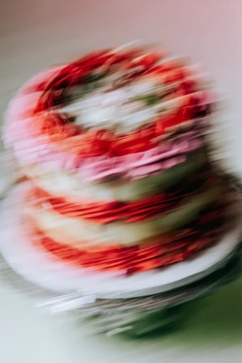 Kinetic Velocity Abstraction style reference image — shutter drag