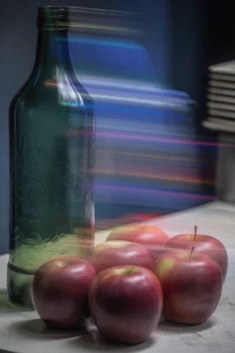Kinetic Nocturnal Transit style reference image — urban motion blur