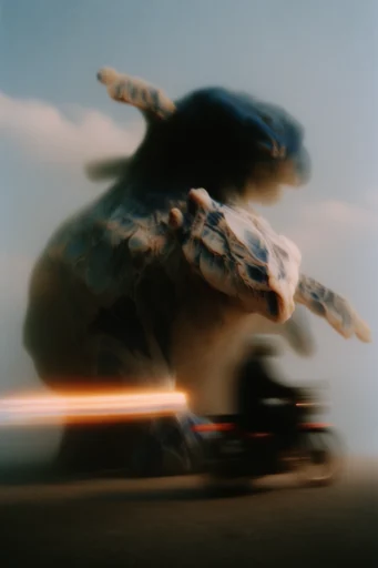 Kinetic Liminal Decay style AI image example 3