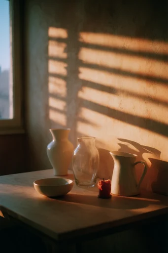 Amber Chiaroscuro Minimalism style reference image — dramatic chiaroscuro