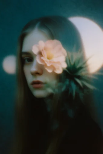 Ethereal Spectral Luminance style reference image — dreamlike hazy silhouettes