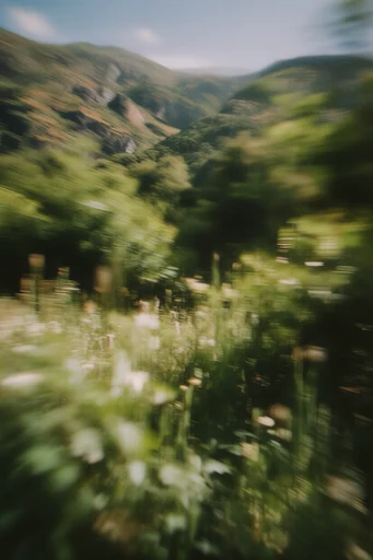 Ethereal Impressionist Motion style reference image — intentional camera movement