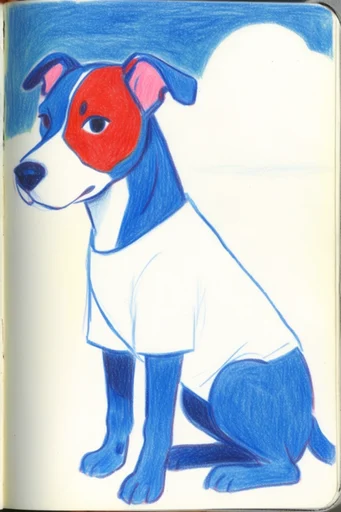 Vibrant Prismatic Sketchbook style reference image — tactile sketchbook style