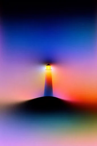Luminous Temporal Abstraction style reference image — soft-focus digital abstraction