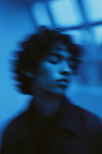Spectral Indigo Noir moodboard — generate AI images in this style