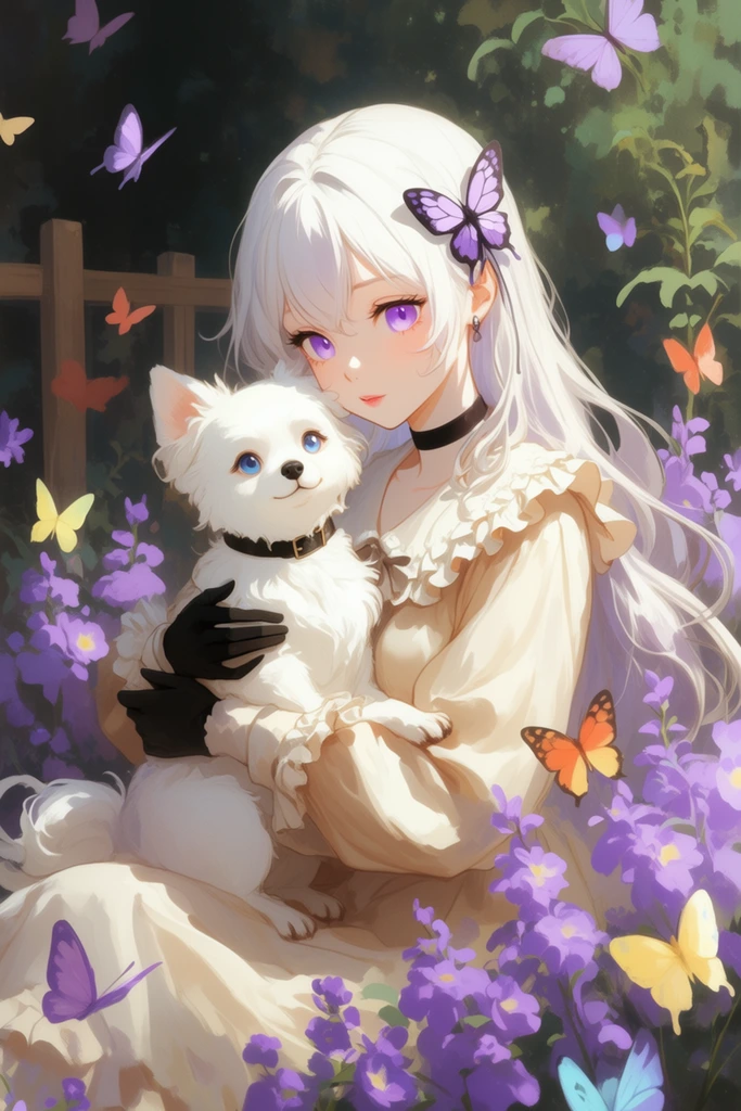Luminous Dreamcore Anime style AI image example 3