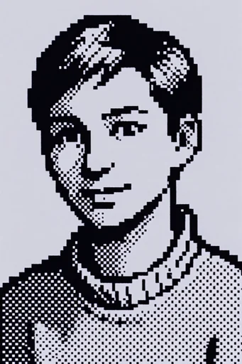 Retro Digital Dither moodboard — generate AI images in this style