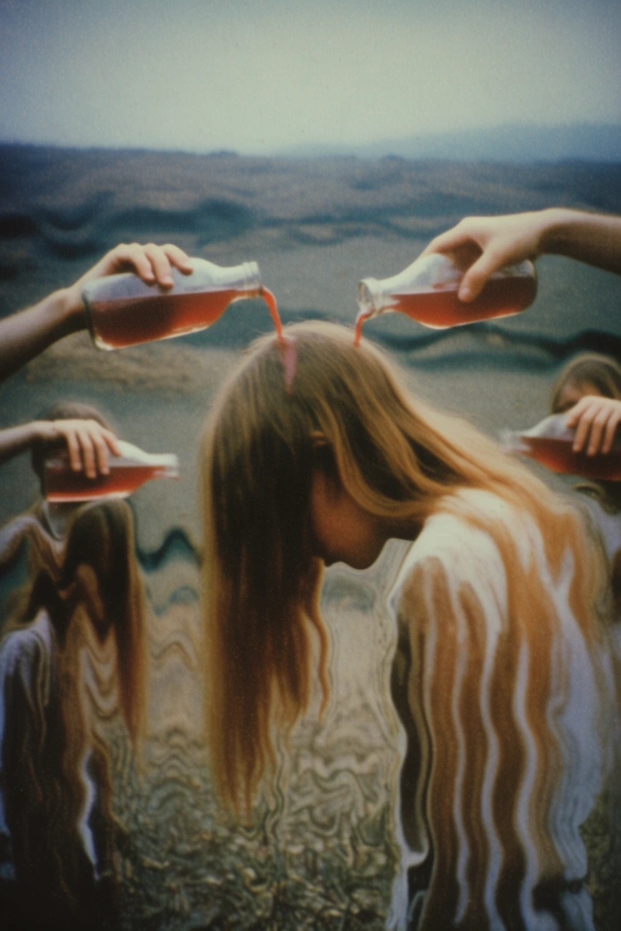 Uncanny Analog Surrealism style AI image example 2