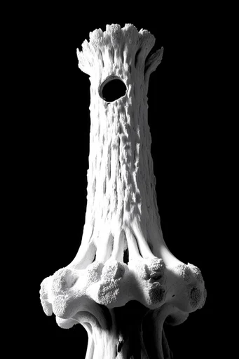 Monochrome Botanical Noir style reference image — macro detail