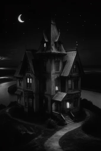 Cinematic Chiaroscuro Noir style reference image — cinematic noir