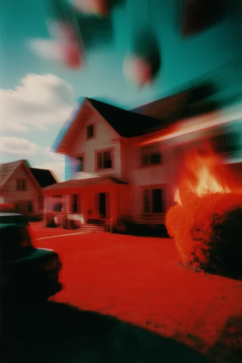 Crimson Surrealist Mythos style AI image example 4