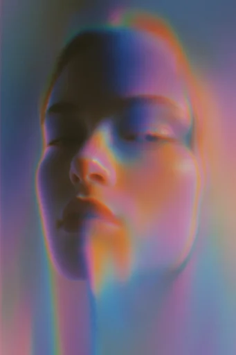Chromatic Dream Haze style reference image — ethereal aura