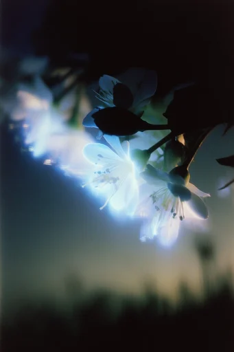 Luminous Cobalt Twilight style reference image — ethereal atmosphere