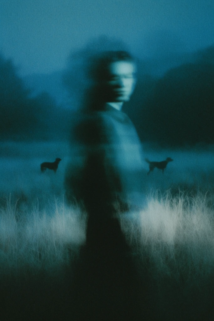 Ethereal Cyan Blur style AI image example 2