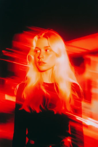 Fiery Kinetic Motion style reference image — high contrast silhouette