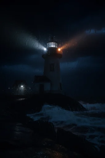 Cinematic Glacial Noir style reference image — chiaroscuro shadows