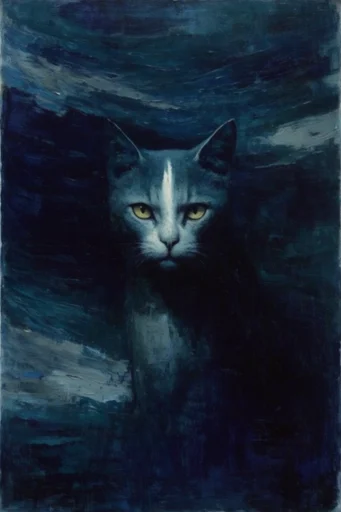 Abyssal Gothic Surrealism style reference image — atmospheric dread