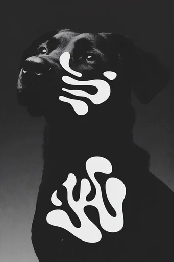 Luminous Noir Minimalism style reference image — photogram style