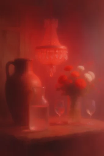 Ethereal Autumnal Warmth style reference image — golden hour backlighting