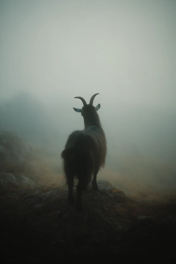 Atmospheric Cyan Solitude style AI image example 3