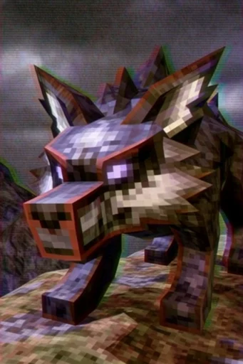 Analog Glitch Fantasy style AI image example 3